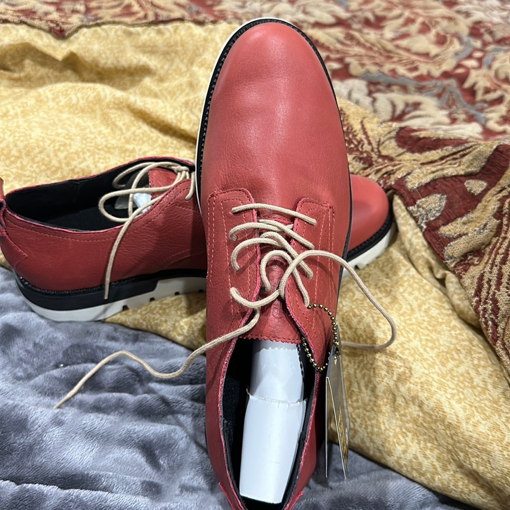 Beautiful women’s lace up shoes.